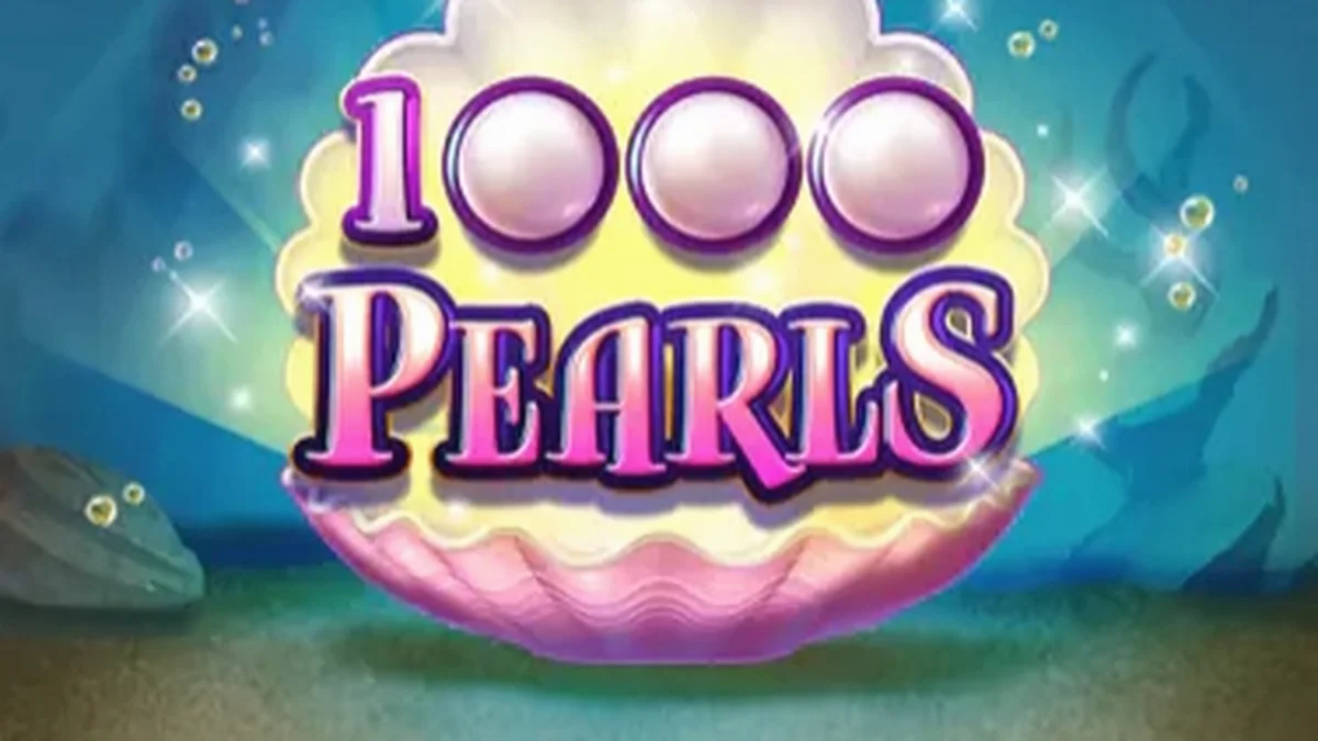 Interface do jogo de slot 1000 Pearls com tema oceânico
